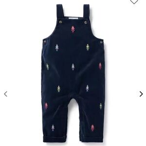 Charming Kids Overalls with Embroidered Accents